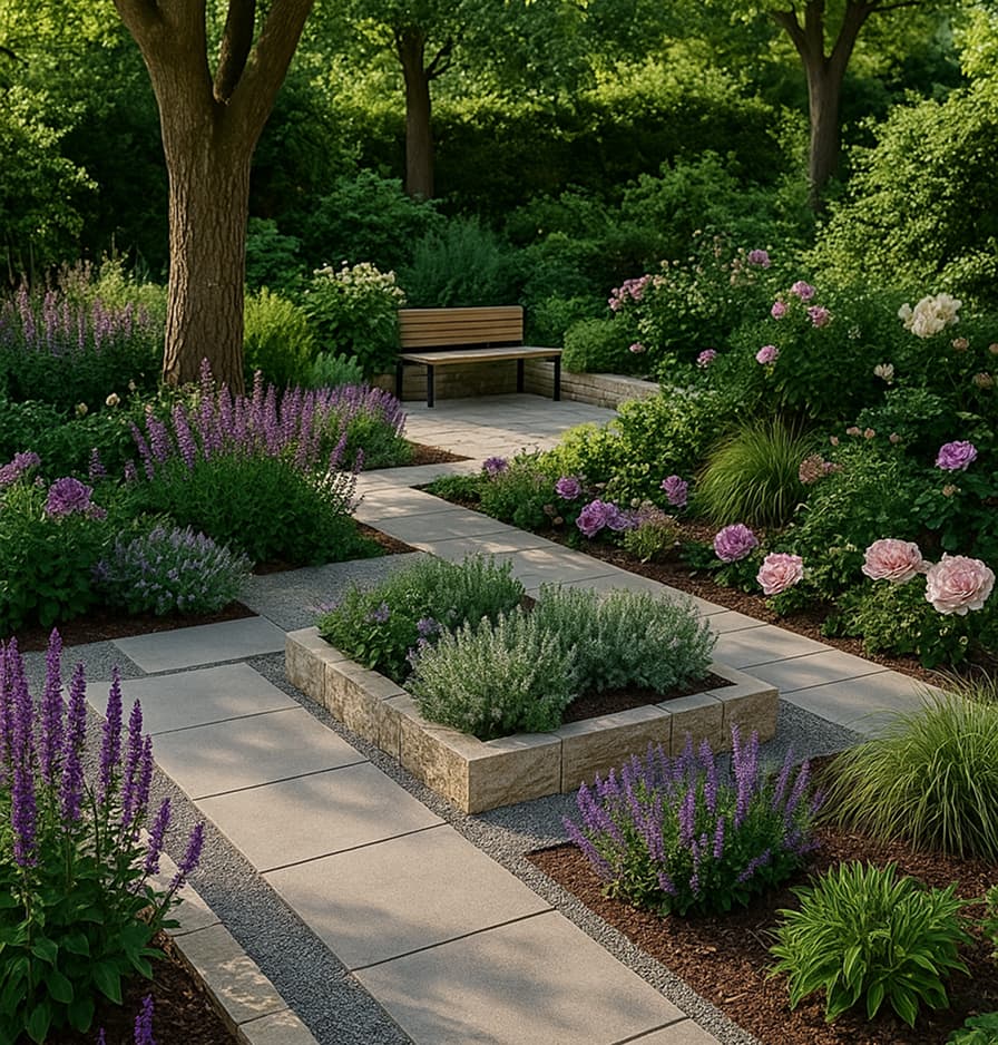 #gartendesign – Minimalismus im Garten: Weniger ist mehr, auch naturnah